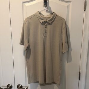 lululemon athletica Beige Polo Shirt